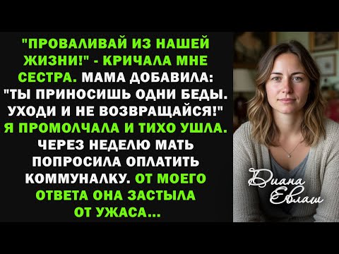 Видео: "Проваливай из нашей жизни! Ты приносишь одни беды!" - кричала сестра. Я промолчала и тихо ушла...