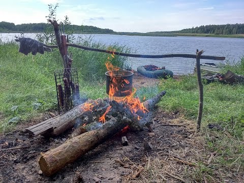 Видео: Сплав по р.Оредеж, оз.Антоново, оз. Хвойлово - 5 дней.