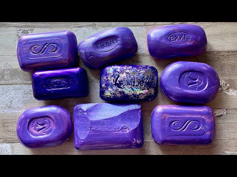 Видео: ASMR SOAP| Cutting colored soaр | Soap Carving| Резка крашенного мыла