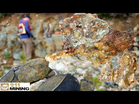 Видео: Удаление пустого кварца для поиска богатой золотой руды!