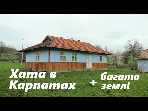 Видео: Хата в Карпатах, з великою земельною ділянкою