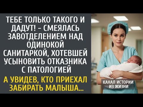 Видео: Тебе только такого и дадут! - смеялась завотделением над санитаркой, хотевшей усыновить отказника…