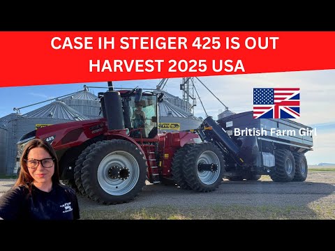 Видео: CASE IH STEIGER 425 ВЫПУЩЕН ОСЕНЬЮ УРОЖАЯ 2025 ГОДА США