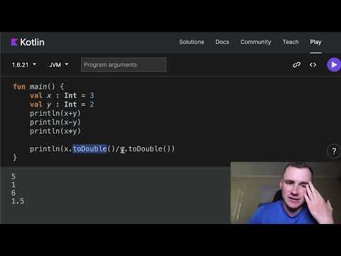 Видео: Операторы в Kotlin: Арифметические операторы. Оператор модуль.