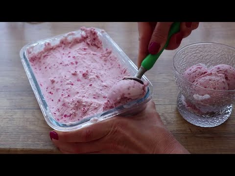 Видео: СМЕТАННОЕ МОРОЖЕНОЕ с МАЛИНОЙ за 3 МИНУТЫ из 3 ИНГРЕДИЕНТОВ | домашнее мороженое #мороженоеизсметаны
