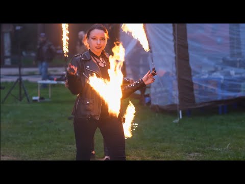 Видео: Фаер-шоу в стиле РОК. ГАРДАРИКА - творческий коллектив