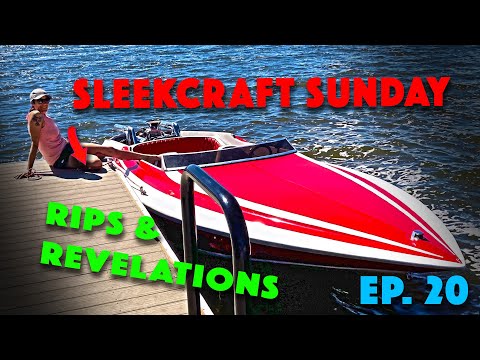 Видео: Первые рывки сезона 400 л.с. на САМОЙ красивой лодке всех времен SLEEKCRAFT SUNDAY #20