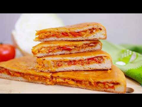 Видео: Тонкий пирог с КАПУСТОЙ из дрожжевого теста - ну, оОчень вкусный!