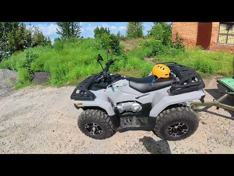 Видео: Тест на тягу квадроцикла Bashan 300 + причеп 600кг