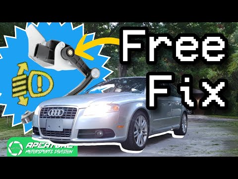Видео: Как отремонтировать датчик уровня света фар вашего Audi ... БЕСПЛАТНО | Audi A4 / S4 / RS4 {B6/B7}