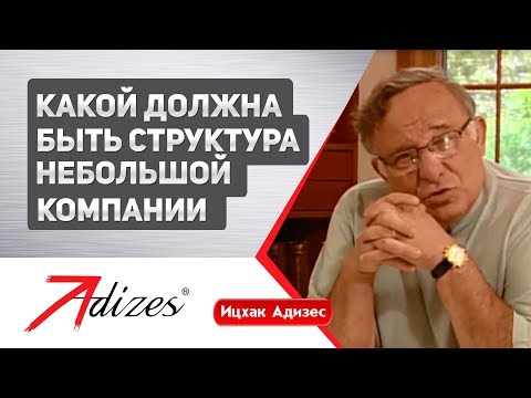 Видео: Какой должна быть структура небольшой компании (короткая версия)