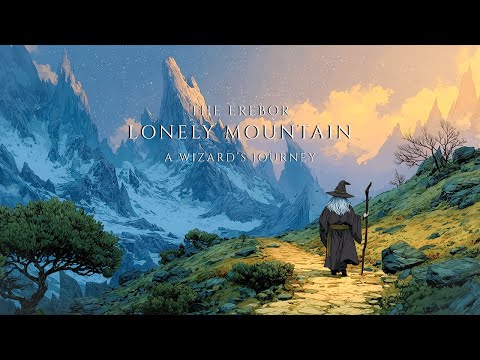 Видео: Средневековая музыка для концентрации и сна | Одинокое горное путешествие волшебника