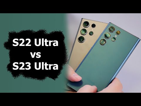 Видео: Сравнение Samsung Galaxy S22 Ultra и S23 Ultra