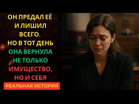 Видео: Забрав дом и деньги, он считал себя победителем. Но бывшая жена доказала обратное #историяжизни