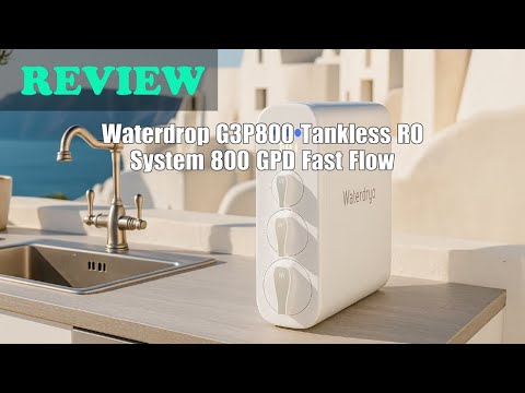 Видео: Обзор системы обратного осмоса Waterdrop G3P800: высокая производительность 800 галлонов в день, ...