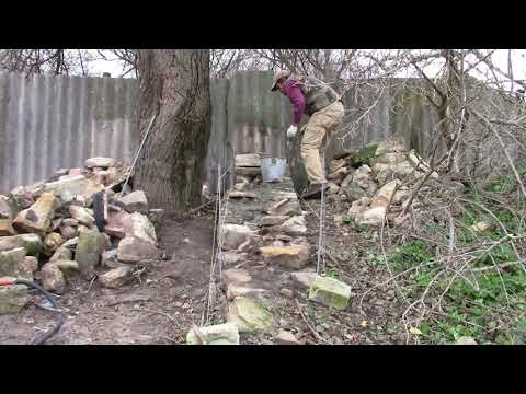 Видео: 22_11_2021_Начало_ Кладка дикого камня._