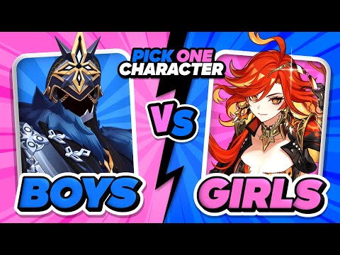 Видео: ВЫБЕРИ ОДНОГО ✅, УДАРЬ ОДНОГО ❌ [МАЛЬЧИКИ против ДЕВОЧЕК] 🔥 ВИКТОРИНА ПО ВЛИЯНИЮ GENSHIN