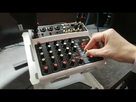 Видео: Микшерный пульт 6 каналов EncorePro