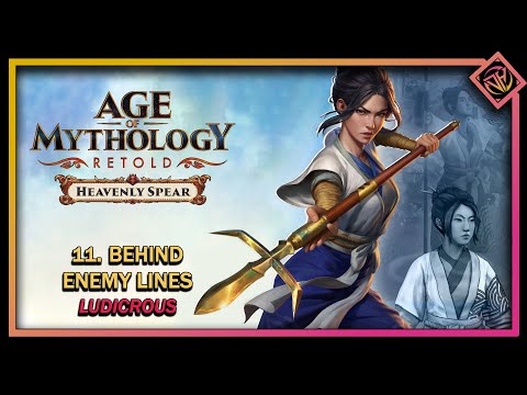 Видео: В тылу врага (LUDICROUS) Прохождение кампании «Небесное Копье», часть 11 | Age of Mythology Retold