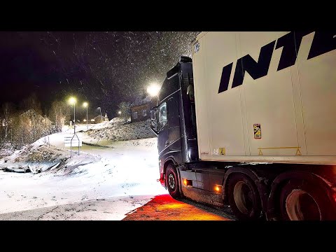 Видео: Взять подъём любой ценой! Для чего и когда нужно надевать цепи в Норвегии!