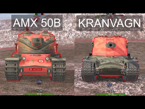 Видео: ЧТО ЛУЧШЕ KRANVAGN или AMX 50B Wot BLITZ