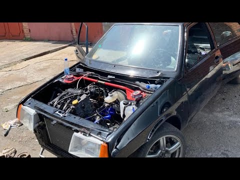 Видео: Проект Из утиля в идеал.Ваз 2109 (девятка) часть 4. Сборка моторо коробки и проводки