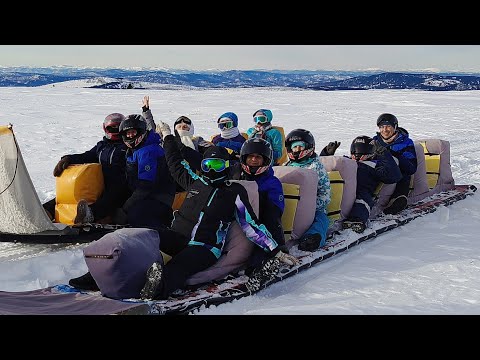 Видео: Аккемские Барсы. Выходные на Алтае. Семинский перевал. Январь 2025