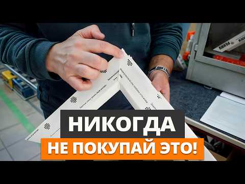 Видео: Об ЭТОМ молчат продавцы окон / ХУДШИЕ и ЛУЧШИЕ окна на реальных примерах