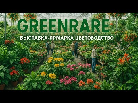 Видео: Выставка - ярмарка растений в GREENRARE || "Oтраслевой центр Цветоводство" || Растения и орхидеи 
