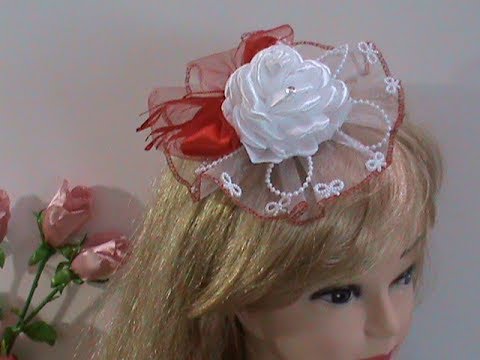 Видео: DIY/МК/Если у Вас свадьба - bicolor. Шляпка для невесты