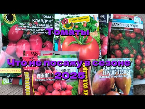 Видео: Томаты 🍅 Часть 1.Итоги прошлого сезона.Какие томаты не посажу в сезоне 2025?