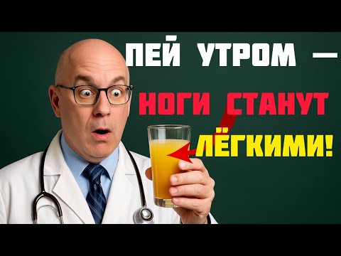 Видео: Пейте это каждое утро — и ваши сосуды станут чистыми, а ноги лёгкими!