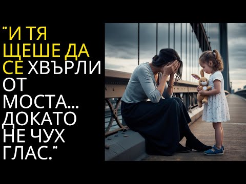 Видео: Щеше да се хвърли от моста... Докато не чуеш глас.