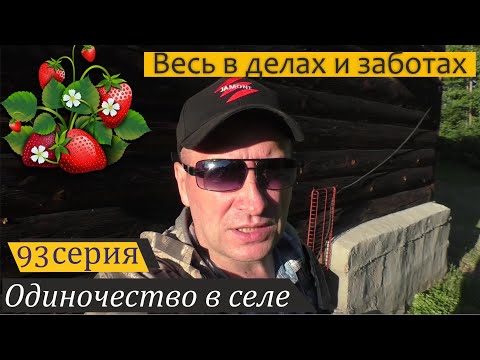 Видео: Огород, хозяйство, сенокос. Одиночество в селе, серия 93