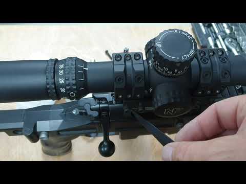 Видео: Как правильно установить прицел. Прицел НайтФорс. How properly placing riflescope. Nightforce 7-35.