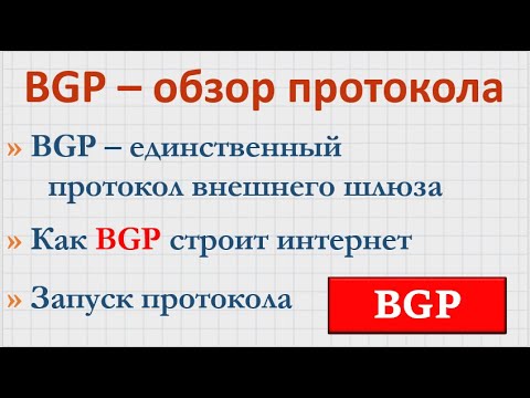 Видео: 6.1 Что такое BGP? Как устроен интернет? Что такое Автономные системы?
