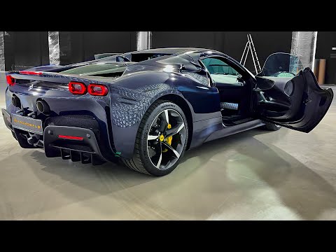 Видео: Ferrari SF90 2025 года — Звук, интерьер и экстерьер