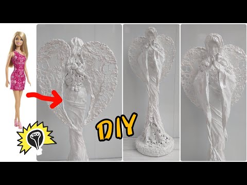 Видео: Ангел на основе твердой куклы/паверпул/ #DIY #handmade #art