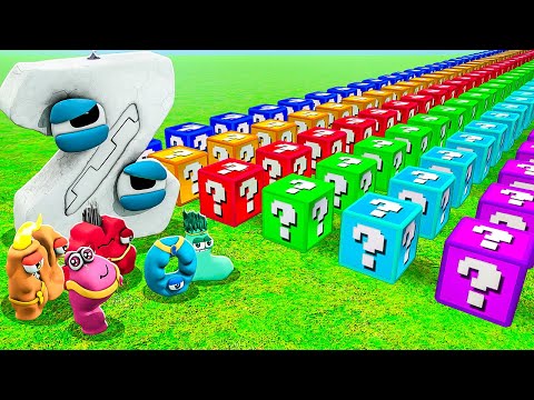 Видео: БИТВА ЛАКИ БЛОКОВ С НОВЫМИ БУКВАМИ АЛФАВИТ ЛОР В ГАРРИС МОД! ALPHABET LORE Garry`s Mod!