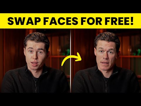 Видео: Как поменять лица в любом видео (совершенно БЕСПЛАТНО)