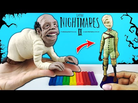Видео: Доктор и Пациенты из Little Nightmares - Маленькие Кошмары 2. Лепим фигурки из пластилина с Лепка ОК
