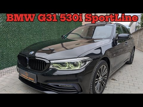 Видео: BMW G31 530i SportLine - Луксозно семейно комби
