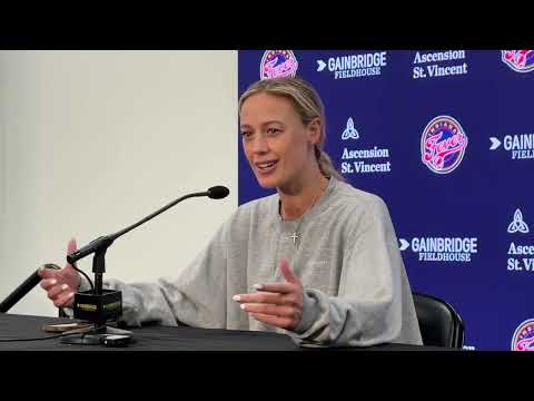 Видео: Софи Каннингем ПОЛНОЕ интервью, её травма, WNBA, судейство | Интервью о завершении сезона Indiana...