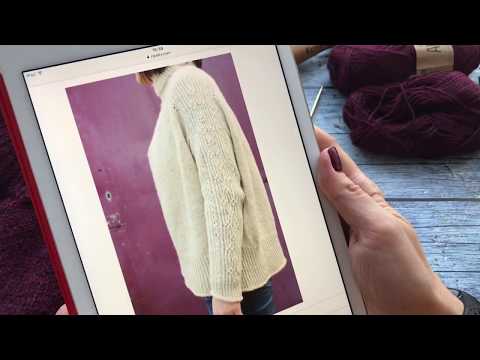 Видео: Вязание спицами. "Секретный проект" Бордовое бордо. Часть1.