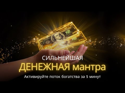 Видео: Сильнейшая денежная мантра | Активируйте поток богатства за 5 минут! 💰