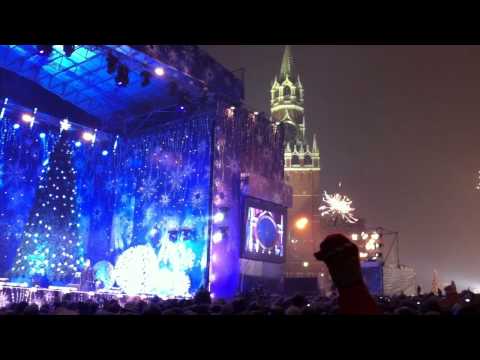 Видео: Новый Год 2011 Красная Площадь The Kremlin & Red Square, Moscow, Russia