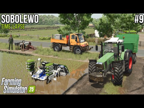 Видео: Посадка риса и кукурузы | Sobolewo | Farming Simulator 25 | Эпизод 9