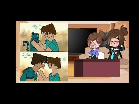 Видео: / реакция Херобрина и Стива на шип / (1/?)