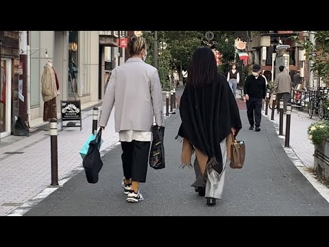 Видео: Выходные в Токио. Осенний стрит стайл на шумных улицах. Японский традиционный парк (сад).