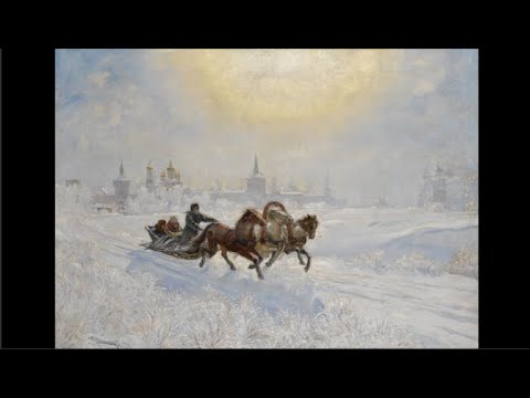 Видео: Вот мчится тройка почтовая. Поёт Людмила Зыкина /The troika mail is running. Sung by Ludmila Zykina